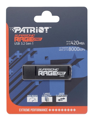 Флешка Patriot Supersonic Rage Pro 256Gb (PEF256GRGPB32U)