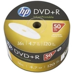 Диск DVD HP DVD+R 4.7GB 16X IJ PRINT 50шт (69304/DRE00070WIP-3) DVD+R, 4.7 Гб, 16x, 50 шт