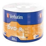 Диск DVD Verbatim 4.7Gb 16X Wrap-box 50шт MATT SILVER (43788) DVD-R, 4.7 Гб, 16x, 50 шт