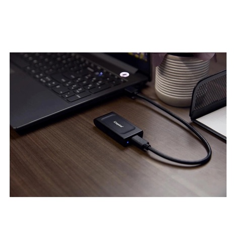Зовнішній SSD-накопичувач Kingston XS1000 2 ТВ Portable USB 3.2 Type-C 3D NAND Black