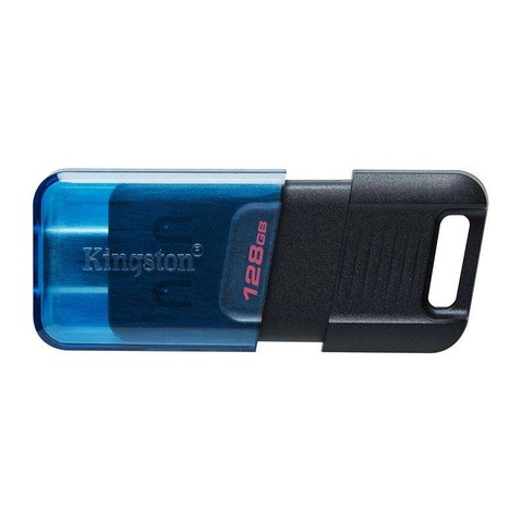 Флеш накопичувач  USB3.2 128GB Type-C Kingston DataTraveler 80 M Blue/Black (DT80M/128GB)