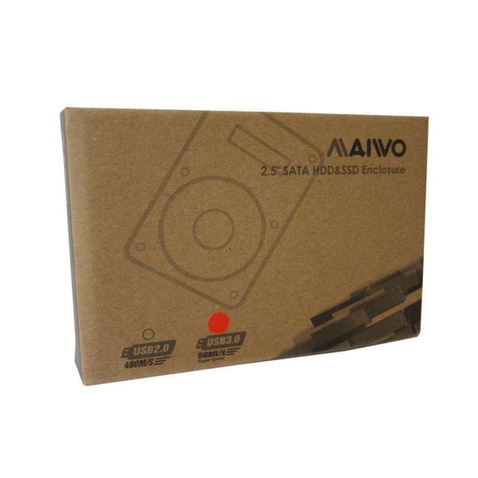 Зовнішня кишеня Maiwo K104-U3S для 2.5" SATA/SSD Black