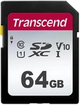 SDXC 64GB Transcend 300S 64GB Class 10 UHS-I U3 V30 (TS64GSDC300S)