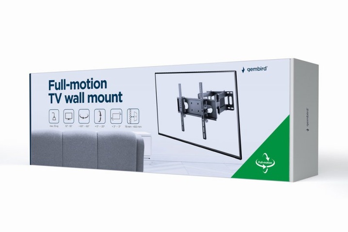 Кріплення настінне  Gembird WM-55ST-04 32"-55" похило-поворотне