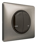 Розумний безпровідний вимикач 2-клавішний Celiane with NETATMO.Графіт 064894