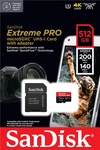 FLASH пам'ять  SanDisk Extreme Pro A2 V30 Micro SDXC 512GB with adapter (SDSQXCD-512G-GN6MA)