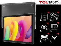 Планшет TCL TAB 10L Wi-Fi (8491X) 10.1"/HD/2GB/32GB/WiFi Prime Black 8491X-2ALCUA1