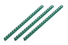 Пластикові пружини для біндера  2E, 19мм, зелені, 100шт 2E-PL19-100GR
