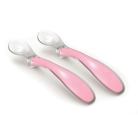 Набір силіконових ложечок для годування  Nuvita Easy Eating  NV8480COOLPINK NV8480C