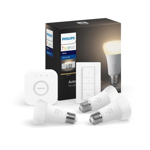 Стартовий комплект  Philips Hue White, E27 3шт 929001821620