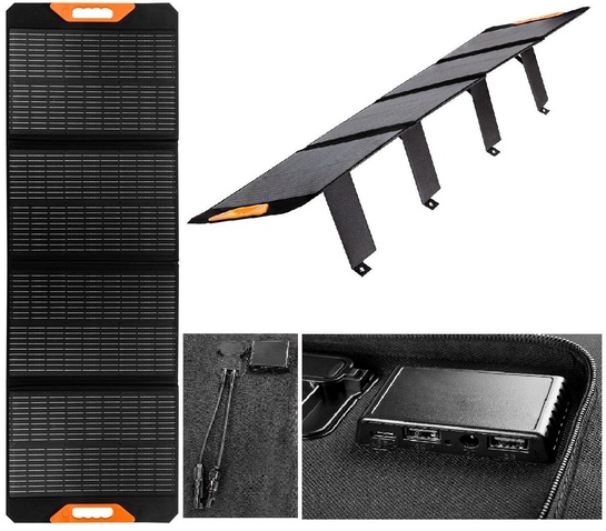 Портативний зарядний пристрій сонячна панель  Neo Tools