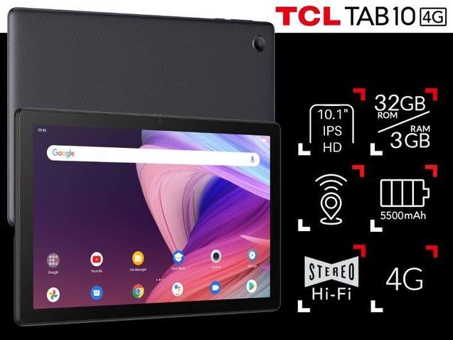 Планшет TCL TAB 10 LTE (9160G1)  Dark Grey 9160G1-2CLCUA11