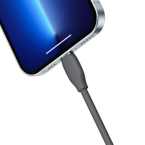 Кабель  Baseus Jelly Liquid Silica Gel USB Type-C-Lightning, 20W, 1.2м Black (CAGD020001)