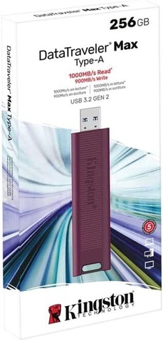 Зовнішній SSD-накопичувач 256GB Kingston DataTraveler Max Red (DTMAXA/256GB)