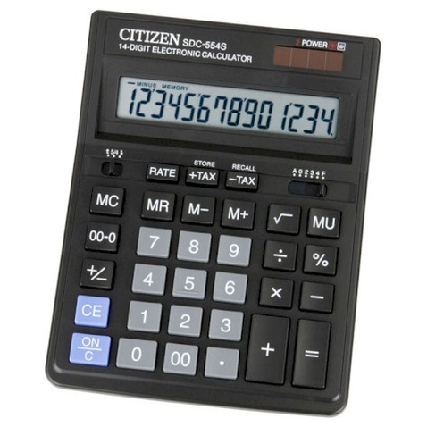 Калькулятор Citizen SDC-554S