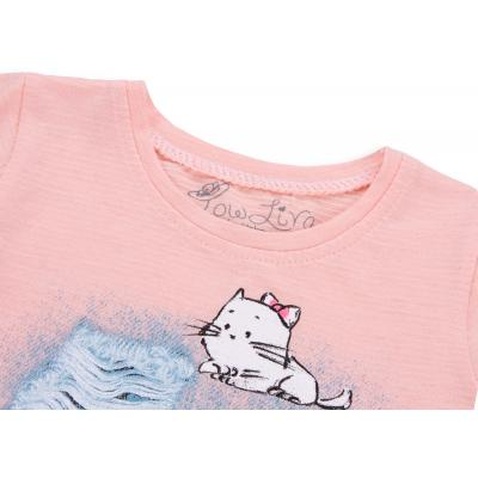 Футболка дитяча Haknur "I want candy" (47-98G-peach)