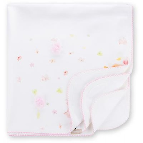 Дитяча ковдра Bibaby з ніжними квіточками (64175-pink)