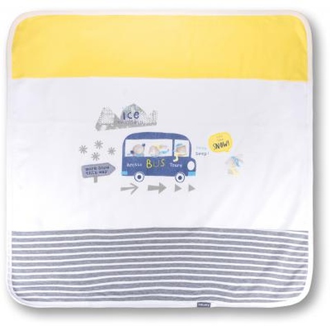 Дитяча ковдра Bibaby з автобусом (64076-beige)