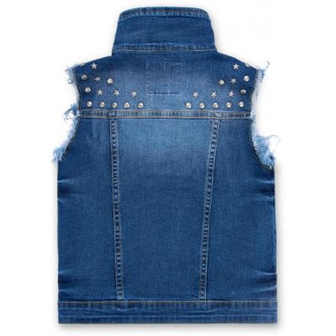 Жилет Breeze з заклепками джинсовий (OZ-16901-146G-blue)