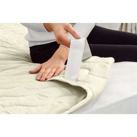 Наматрацник MirSon Eco Light №1720 Cotton звичайний Creamy 100x200 см (2200002889858)