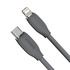 Кабель  Baseus Jelly Liquid Silica Gel USB Type-C-Lightning, 20W, 1.2м Black (CAGD020001)