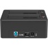 Док-станция Maiwo K3082A Black для HDD 2,5"/3,5" SATA/SSD через USB3.0