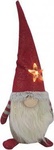 Новорічна фігурка  Novogod`ko Гном в червоному, 37 см, LED зірка (974624)