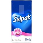 Серветки косметичні Selpak з квітковим ароматом 10 шт. (8690530001350)