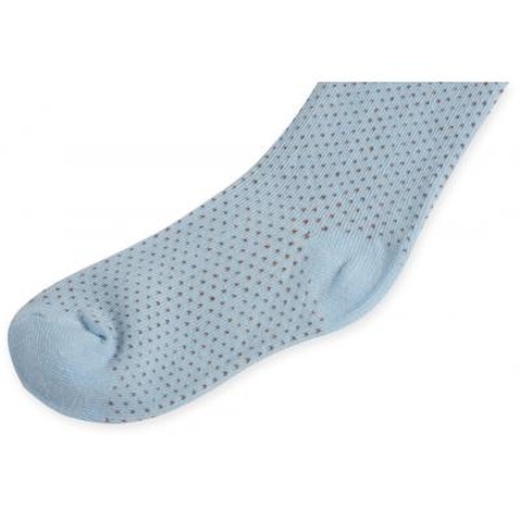 Колготки Bibaby для дівчаток в крапочку блакитні (68001-86/G-blue)