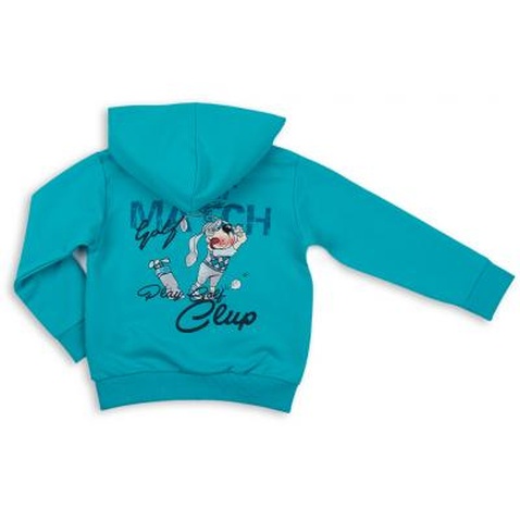 Спортивний костюм Breeze бірюзовий з собачкою (7879-92B-blue)