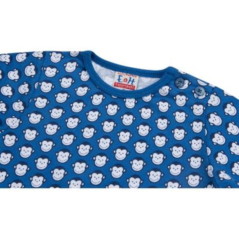 Піжама Breeze з мавпочками (1145-80B-blue)
