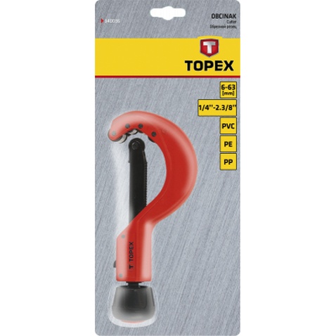 Труборіз Topex для полимерных труб 6 - 63 мм (34D036)