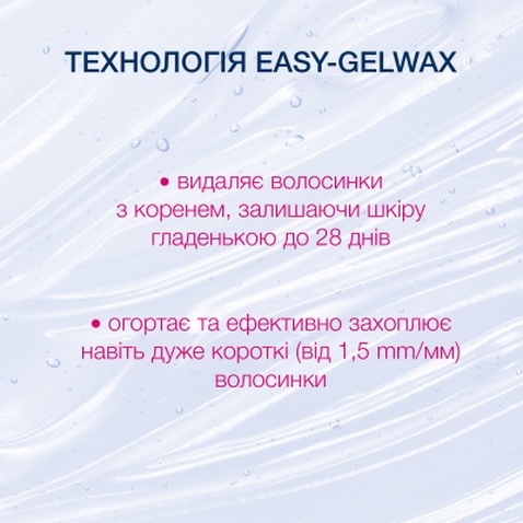Воскові смужки Veet Easy-Gelwax для чутливої шкіри 12 шт. (5900627027259/4680012390953)