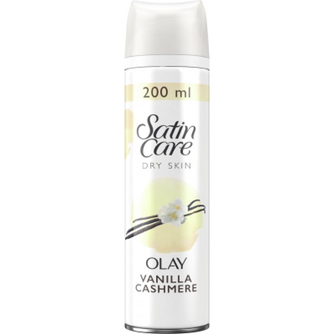 Гель для гоління Satin Care Vanilla Cashmere для сухої шкіри 200 мл (7702018399567)