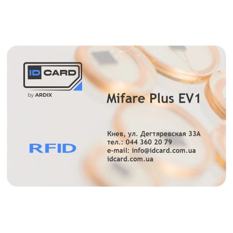 Смарт-карта IDCard Mifare Plus EV1 (01-035)