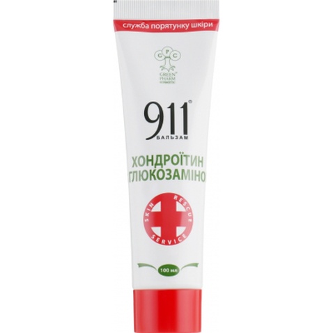 Бальзам для тіла Green Pharm Cosmetic 911 Хондроїтин з глюкозаміном 100 мл (4820182112584)