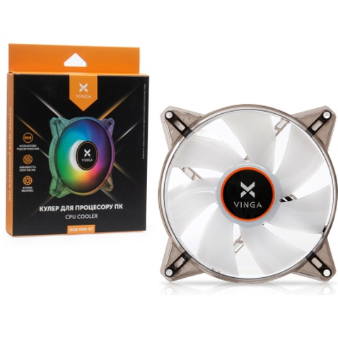 Кулер до корпусу Vinga RGB fan-07