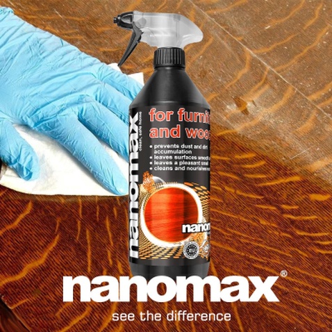 Засіб для догляду за меблями Nanomax Pro Для для миття виробів із дерева 500 мл (5903240901838)