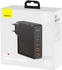 Зарядний пристрій Baseus GaN2 Pro Quick Charger 2C+2U (2xUSB-C+2xUSB-A) 100W Black (CCGAN2