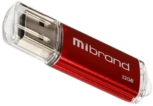 USB Flash 32Gb USB 2.0 Mibrand Cougar (MI2.0/CU32P1R) Red