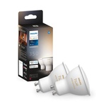 Лампа розумна  Philips Hue GU10, 5W(50Вт), 2200K-6500K, Tunable white, ZigBee, Bluetooth, димування,