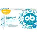 Тампони o.b. ProComfort с покрытием SilkTouch Normal 16 шт (3574660234282)