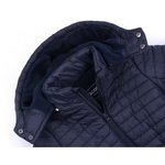 Куртка Verscon з капюшоном стеганая (3379-80B-blue)