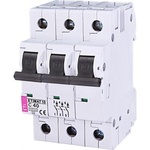 Автоматичний вимикач ETI Выключатель автоматический ETIMAT 10 3p B 40А (10 kA) (2125720)