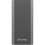 Батарея універсальна ColorWay 20 000 mAh PD/20W, QC/3.0, USB-C/Micro-USB/Lightning/USB-A max.22.5W Gray (CW-PB200LPH3GR-PDD)