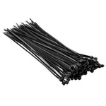 Стяжка Top Tools напівпрозора, 2.5x200 мм, пластик, 100 шт. (44E958)