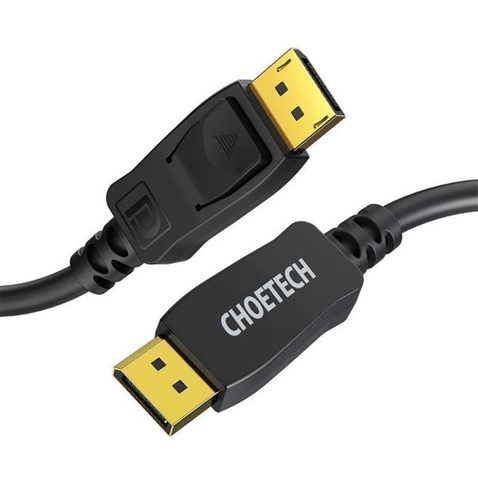 Кабель  Choetech DisplayPort - DisplayPort (M/M), 2 м, Black (XDD01-BK)