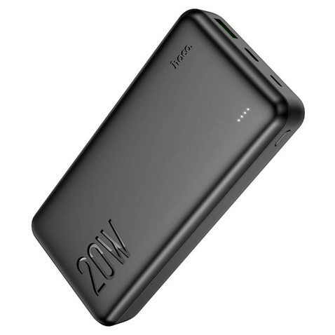 Зовнішній акумулятор  Hoco Type-C PD 20W+Quick Charge 3.0 20000 mAh Black (J87A)