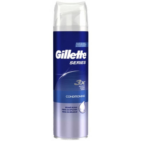 Піна для гоління Gillette Series Conditioning живить і тонізує 250 мл (3014260258276)