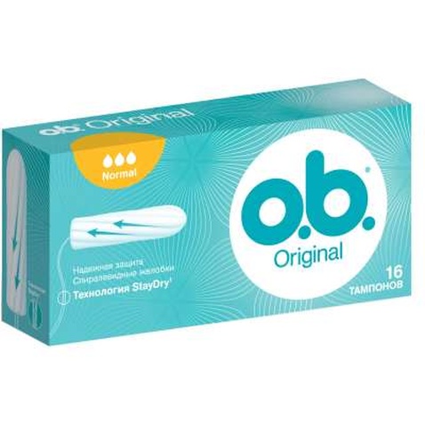 Тампони o.b. Original Normal 16 шт (3574660089318)